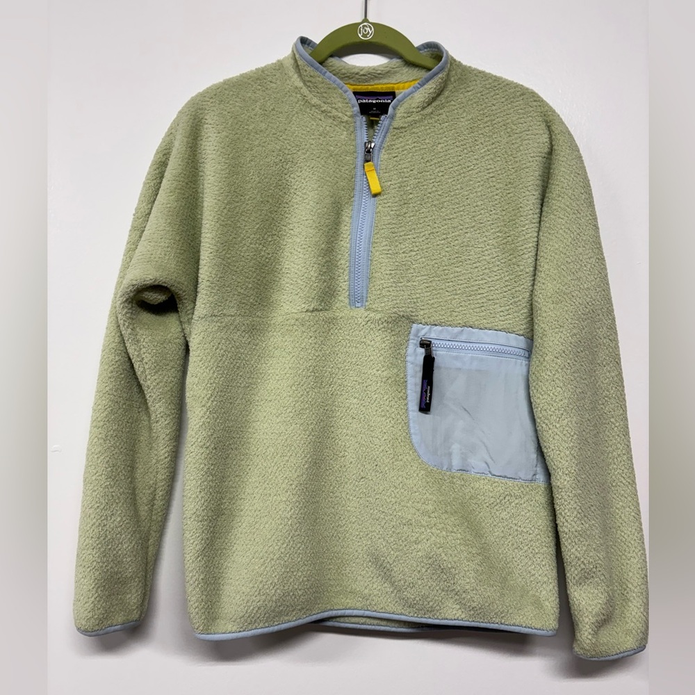Patagonia Green Blue Re-Tool Half-Zip Size Medium